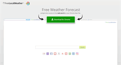 Desktop Screenshot of freelocalweather.com